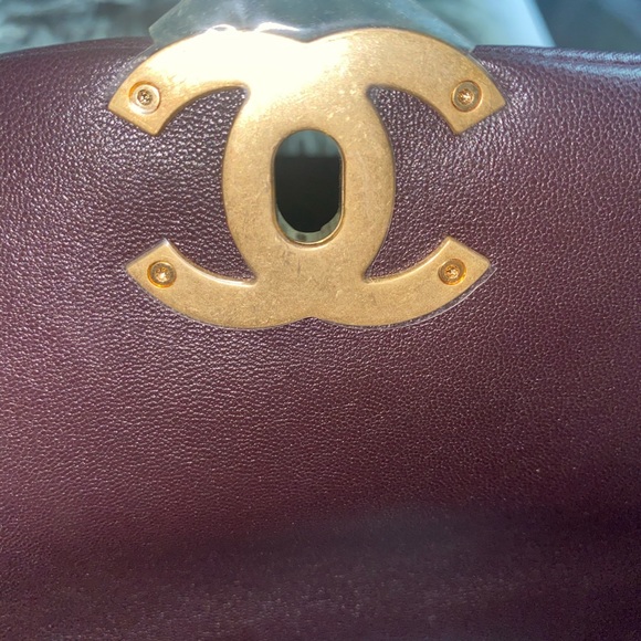 New Chanel 19 Purse brown gold bag chanelbag chanelpurse crossbody handbag - Picture 8 of 17